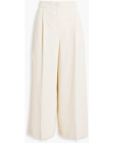 See By Chloé Bow-embellished Crepe Culottes - White