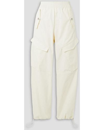 Dion Lee Latch Twill Tapered Cargo Trousers - White