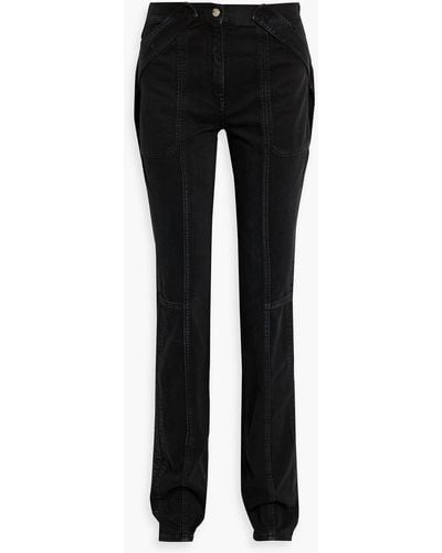 Valentino Garavani Mid-rise Slim-leg Jeans - Black