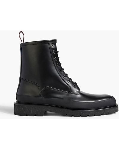Paul Smith Barents Leather Boots - Black