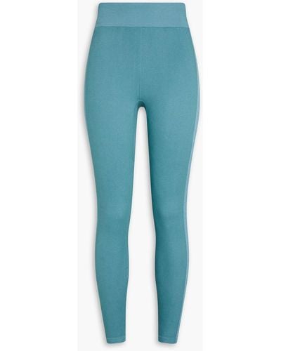 The Upside Ribbed Jersey leggings - Blue