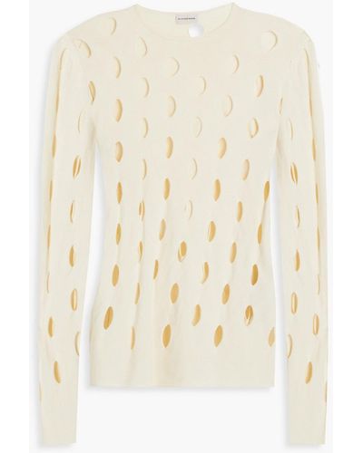 By Malene Birger Strickpullover mit cut-outs - Natur