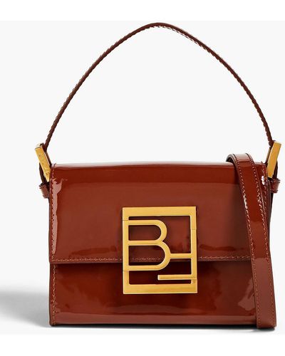 BY FAR Patent-leather Shoulder Bag - Red