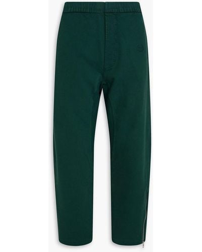 Maison Margiela French Cotton-terry Joggers - Green