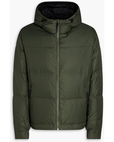 Aztech Mountain Quilted Shell Hooded Jacket - Green
