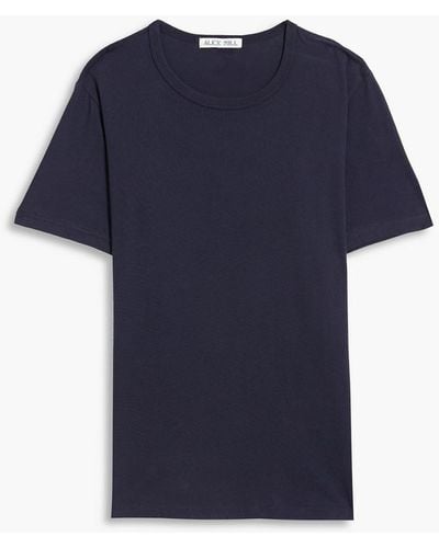 Alex Mill Frank t-shirt aus baumwoll-jersey - Blau