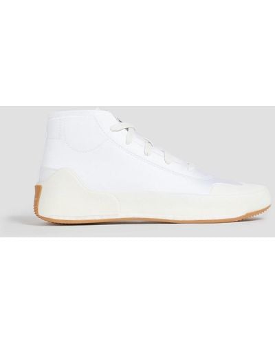 adidas By Stella McCartney High-top-sneakers aus neopren mit logoprint - Weiß