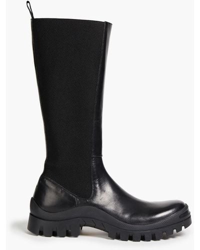Atp Atelier Leather Boots - Black