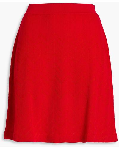 Missoni Wool-blend Mini Skirt - Red