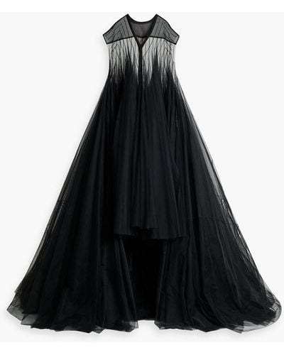 Rick Owens Layered Tulle Gown - Black