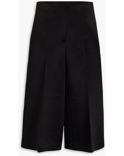 Theory Satin-twill Culottes - Black