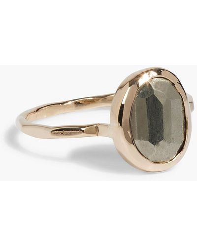 Melissa Joy Manning 14-karat Gold Pyrite Ring - Metallic