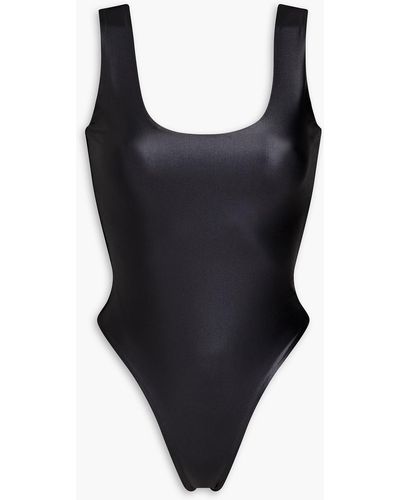 Commando Body aus stretch-jersey - Schwarz