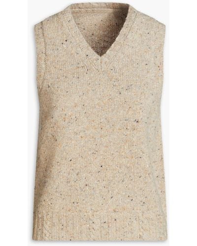 Alex Mill Francis Donegal Wool-blend Vest - Brown