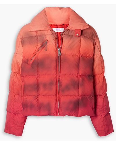 ERL Dégradé Quilted Shell Jacket - Red