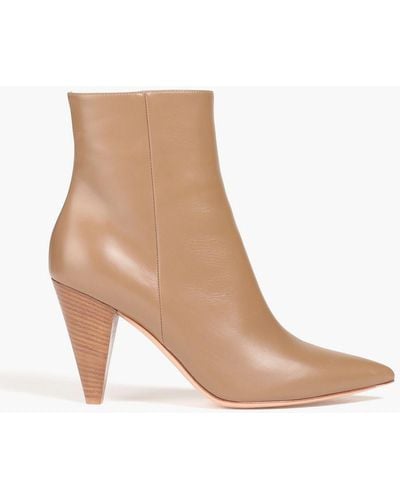 Gianvito Rossi Ankle boots aus leder - Weiß