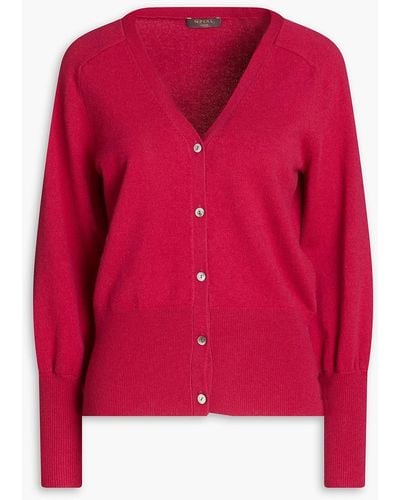 N.Peal Cashmere Cashmere Cardigan - Red