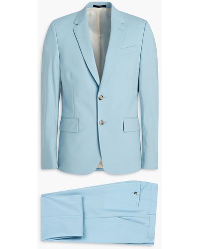 Paul Smith Stretch-wool Suit - Blue