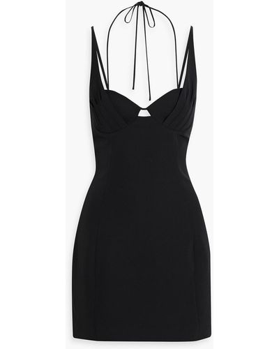 Jonathan Simkhai Vanesa Cutout Crepe Mini Dress - Black