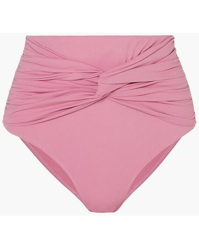 Bondi Born Penelope bikini-höschen mit knotendetail - Pink
