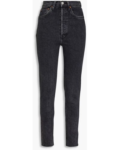 RE/DONE 90s Ultra High-rise Skinny Jeans - Blue