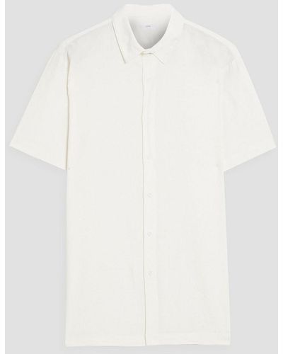 Onia Linen-blend Shirt - White