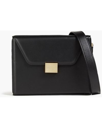 Victoria Beckham Vanity Leather Shoulder Bag - Black
