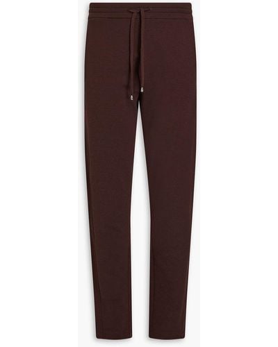 Canali French Terry Sweatpants - Purple