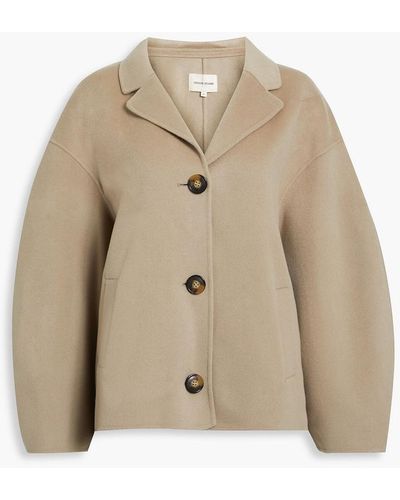 Loulou Studio Moho Wool And Cashmere-blend Felt Jacket - Natural