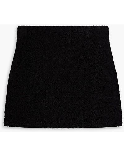 Proenza Schouler Bouclé Mini Skirt - Black