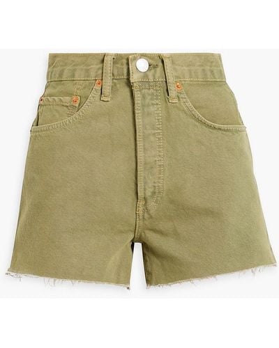 RE/DONE Denim Shorts - Green