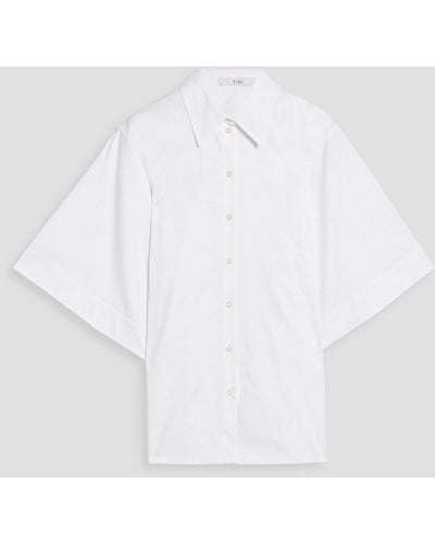 Tibi Cotton-poplin Shirt - White
