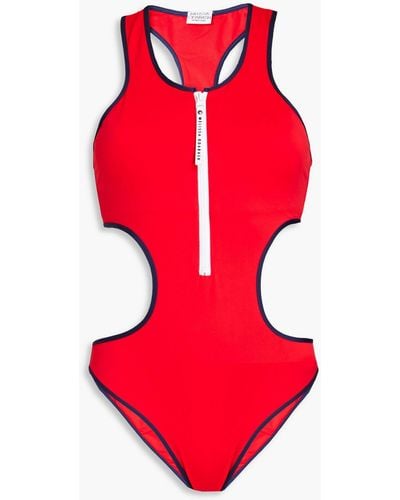 Melissa Odabash Florida Cutout Swimsuit - Red