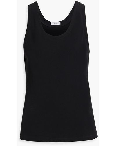 Iris & Ink Katie Stretch-cady Tank - Black