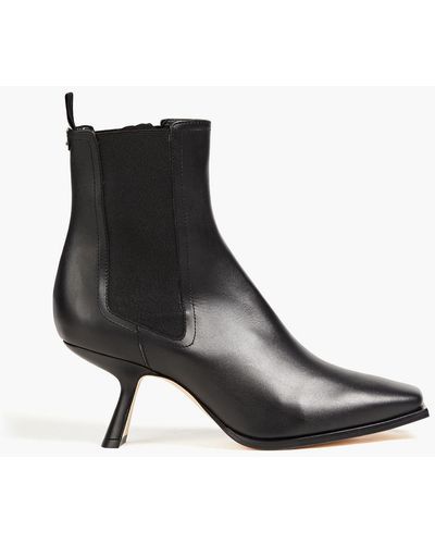 Nicholas Kirkwood Lexi 70 Leather Ankle Boots - Black