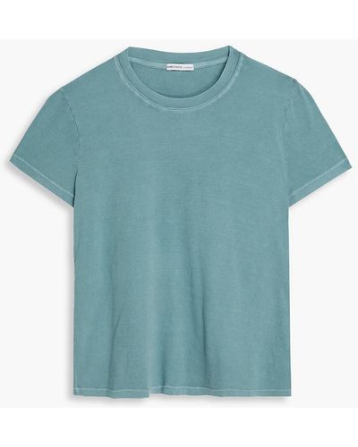James Perse T-shirt aus baumwoll-jersey - Blau