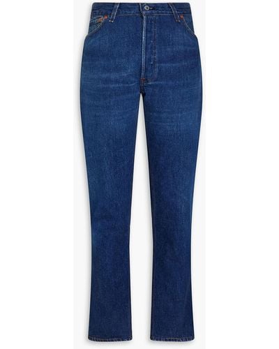 Levi's Halbhohe jeans mit schmalem bein - Blau