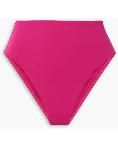 Bondi Born Poppy hoch sitzendes bikini-höschen - Pink