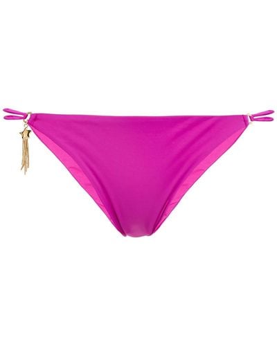 Stella McCartney Embellished Low-rise Bikini Briefs - Pink