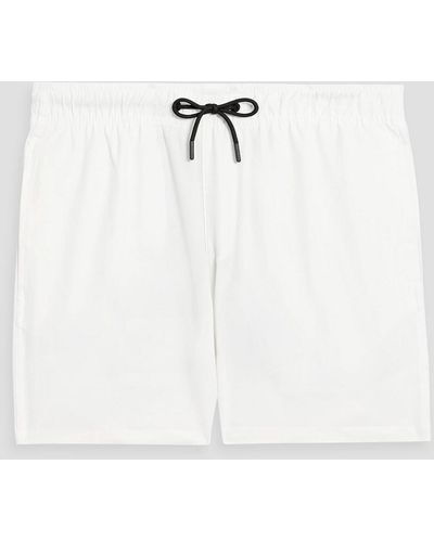 Onia Comfort Mid-length Swim Shorts - White