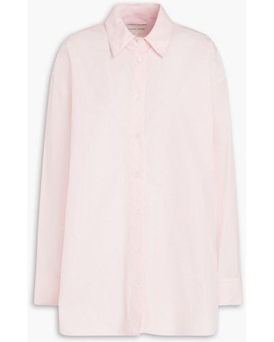 Loulou Studio Espanto Cotton-poplin Shirt - Pink