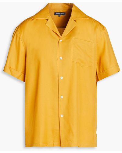 Frescobol Carioca Thomas Tm-twill Shirt - Yellow