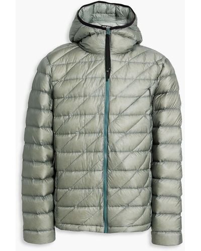 Holden Quilted Shell Hooded Down Jacket - Green