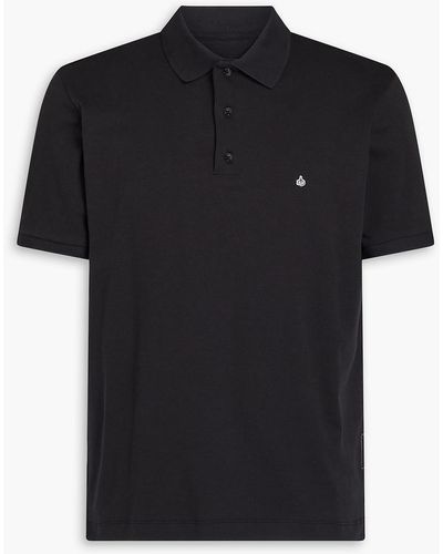 Rag & Bone Pima Cotton-jersey Polo Shirt - Black