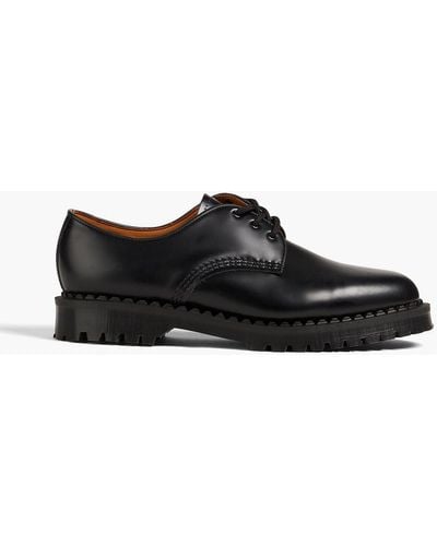 Sandro Leather Derby Shoes - Black