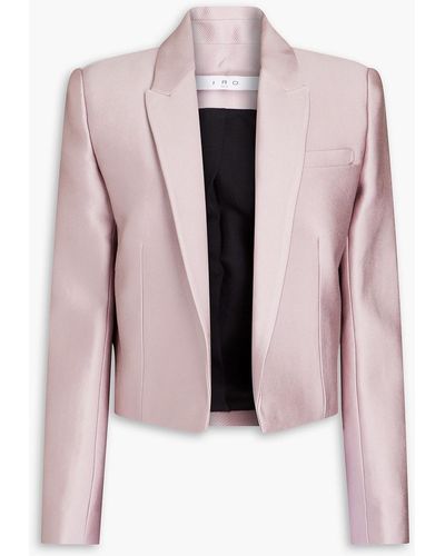 IRO Jomara Cotton-blend Twill Blazer - Pink
