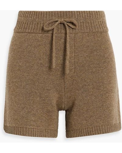 Khaite Kev Cashmere-blend Shorts - Natural