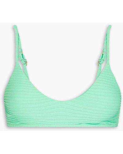 ViX Dune Luli Ribbed Bikini Top - Green