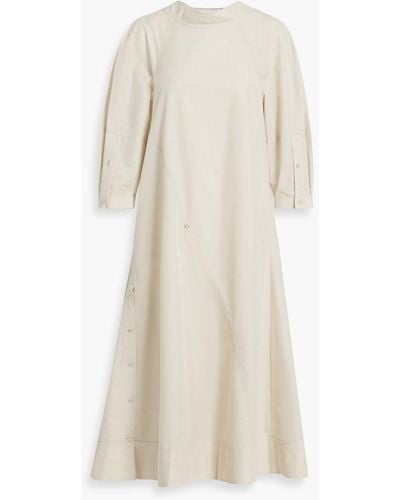 3.1 Phillip Lim Cotton-blend Poplin Midi Dress - White