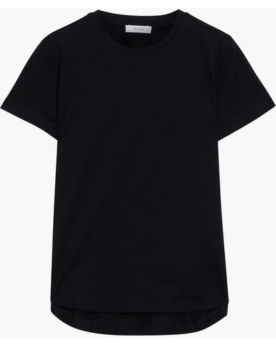 Iris & Ink Marie Organic Cotton-jersey T-shirt - Black